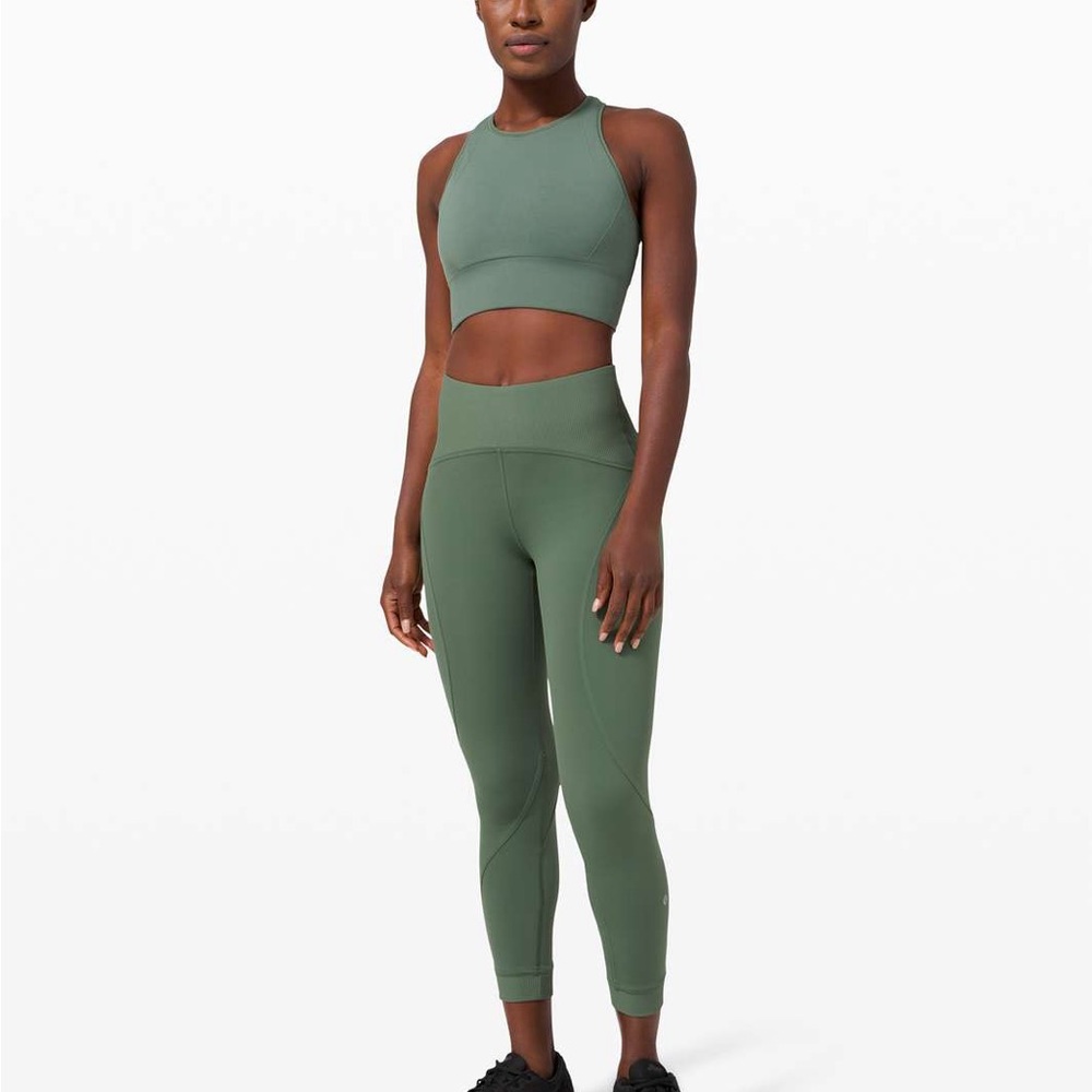 Lululemon Train Free High-Rise Crop 23"
Algae Green